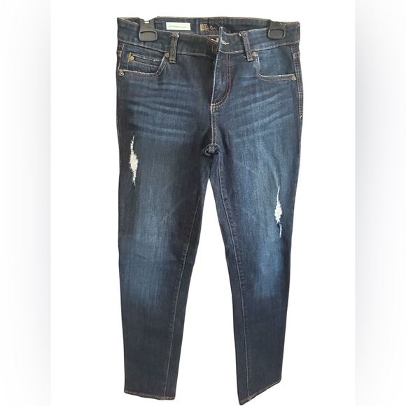 Kut from the Kloth Denim - Kut From The Kloth Catherine Boyfriend Jeans Distressed Mid Rise Relaxed Fit 2